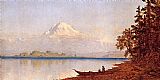 Washington Paintings - Mount Ranier, Washington Territory by Sanford Robinson Gifford